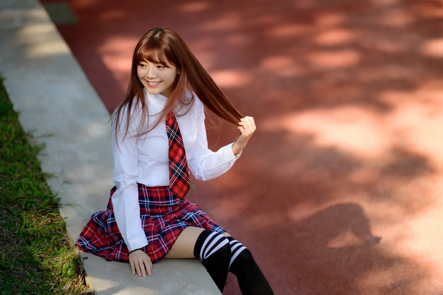 [Mzsock] NO.233 Student uniform high heels street photography#[105P]-10