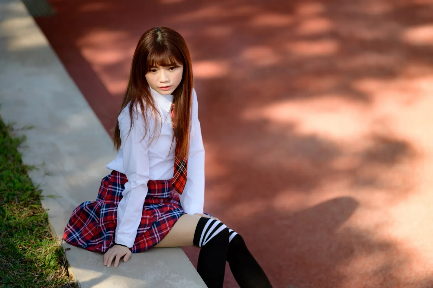 [Mzsock] NO.233 Student uniform high heels street photography#[105P]-2