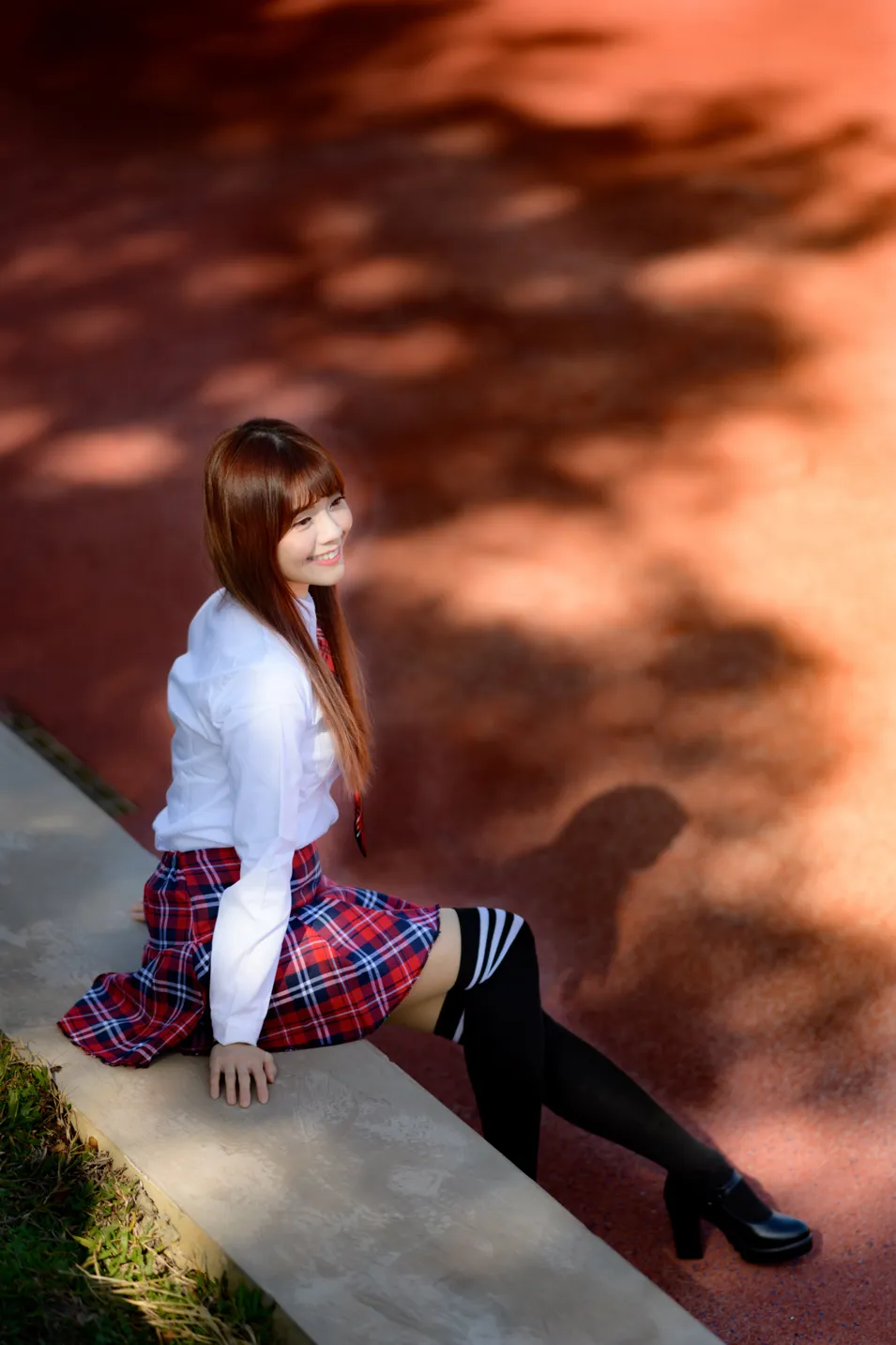 [Mzsock] NO.233 Student uniform high heels street photography#[105P]-7