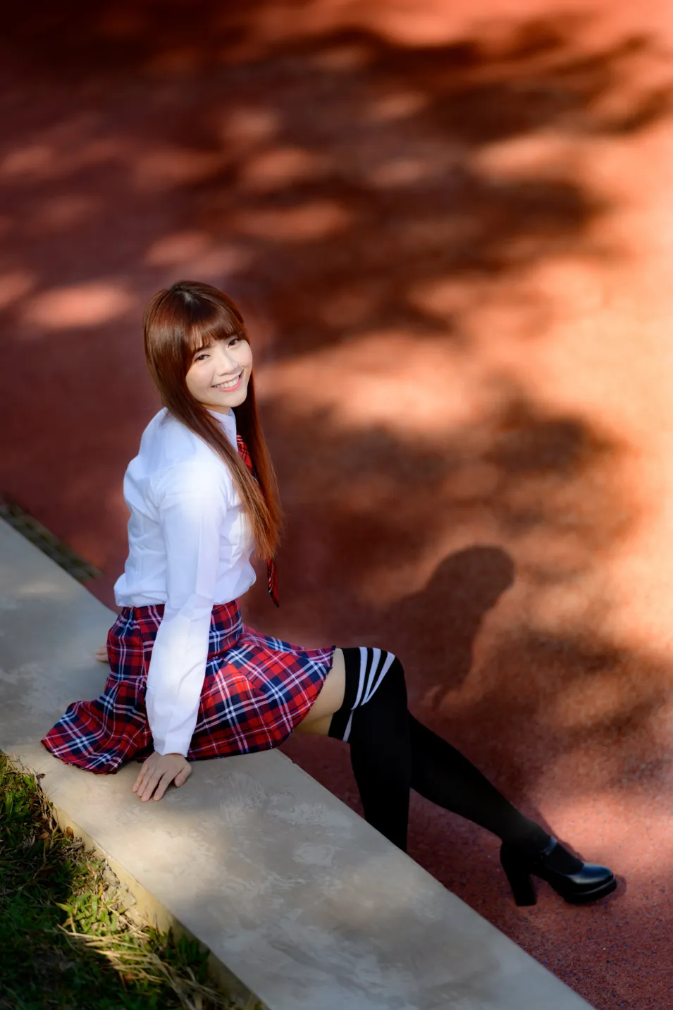 [Mzsock] NO.233 Student uniform high heels street photography#[105P]-8