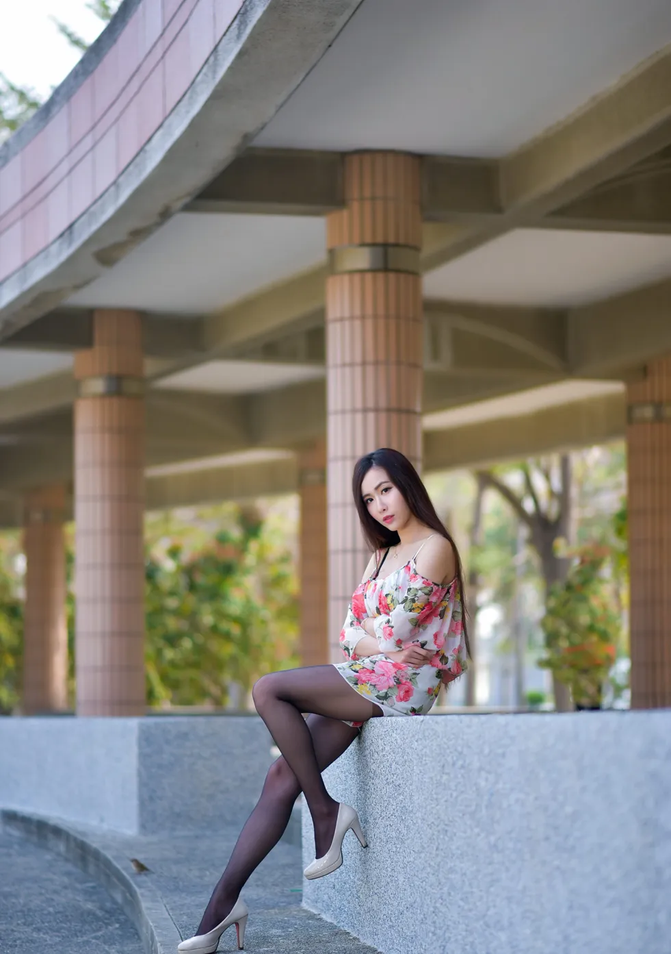 [Mzsock] NO.185 Yanxi suspender skirt black stockings beautiful legs street photography#[27P]-4