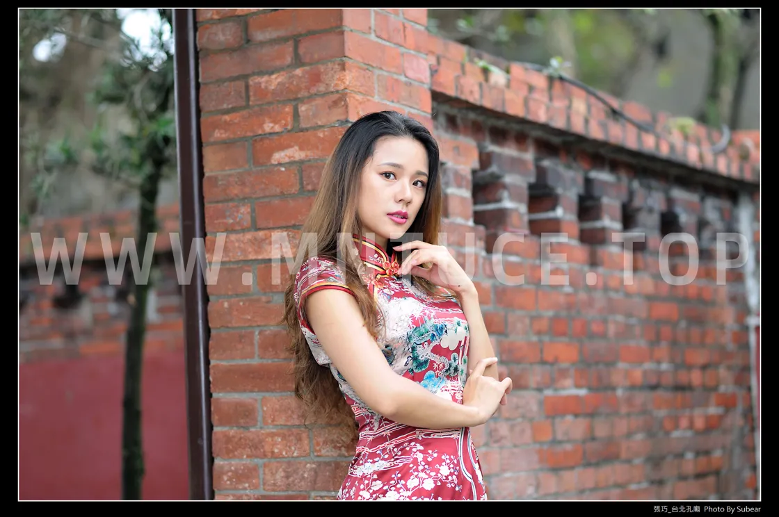 [Mzsock] NO.098 Zhang Qiao cheongsam black silk high heels beautiful legs street photography#[54P]-10