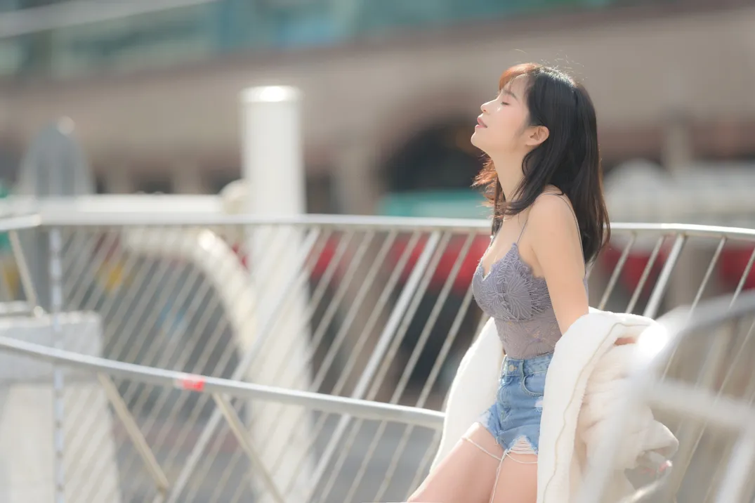 [Mzsock] NO.215 YoYo denim shorts and boots street photography#[105P]-6