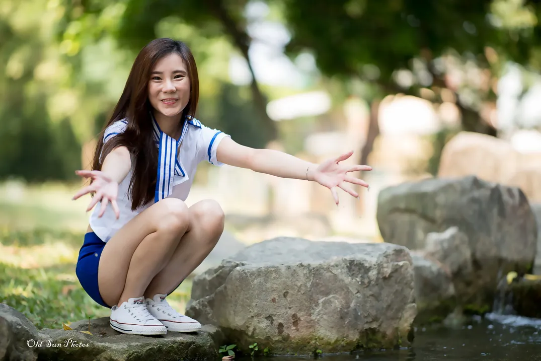 [Mzsock] NO.184 Chen Lixuan stewardess style beautiful legs street photography#[105P]-10