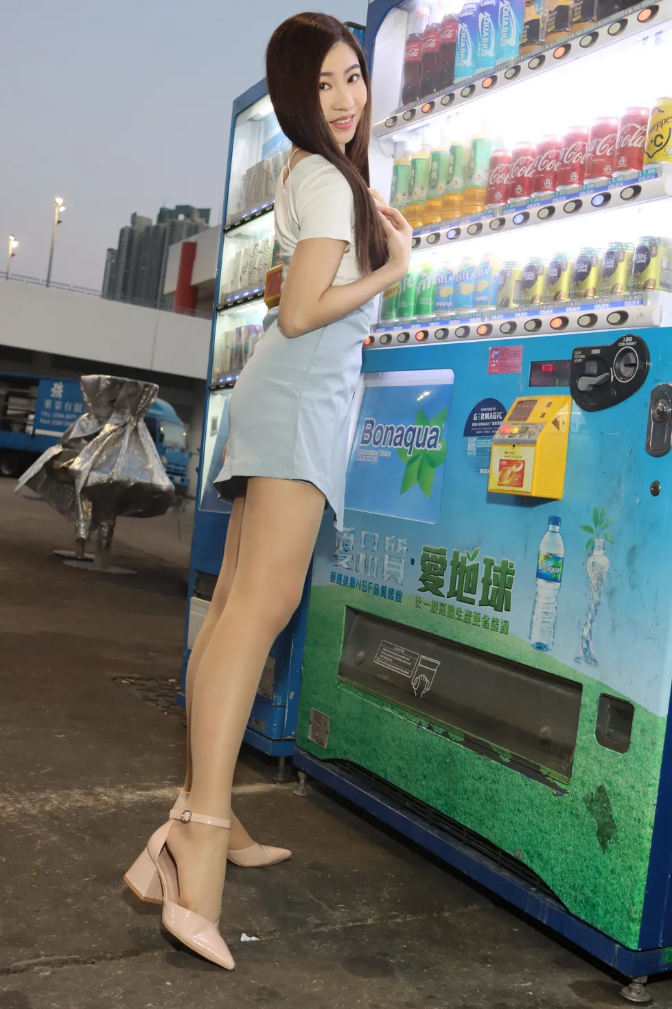 [Mzsock] NO.198 Zixuan short skirt and stockings with high legs and beautiful legs street photography#[80P]-2