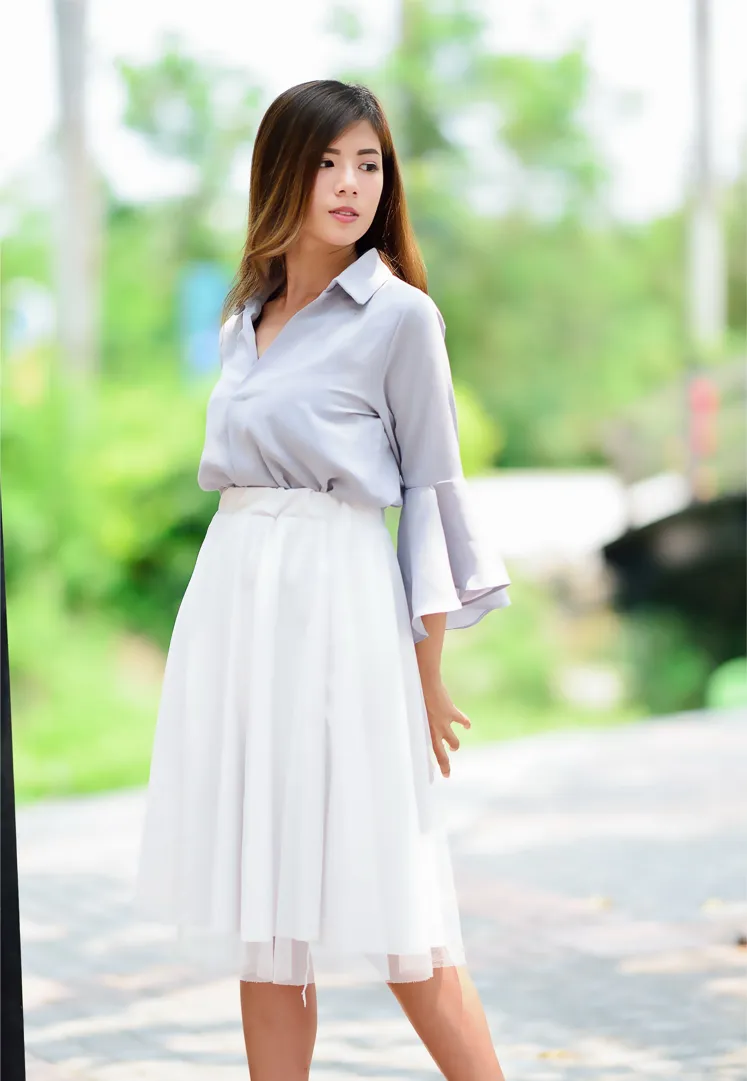 [Mzsock] NO.145 Fang Weizhen’s elegant long skirt with high legs street photography#[105P]-5