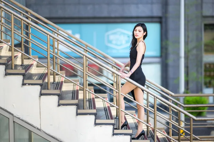 [Mzsock] NO.226 Bao Stockings and High Heels Beautiful Legs Outdoor Shot 2 street photography#[99P]-1