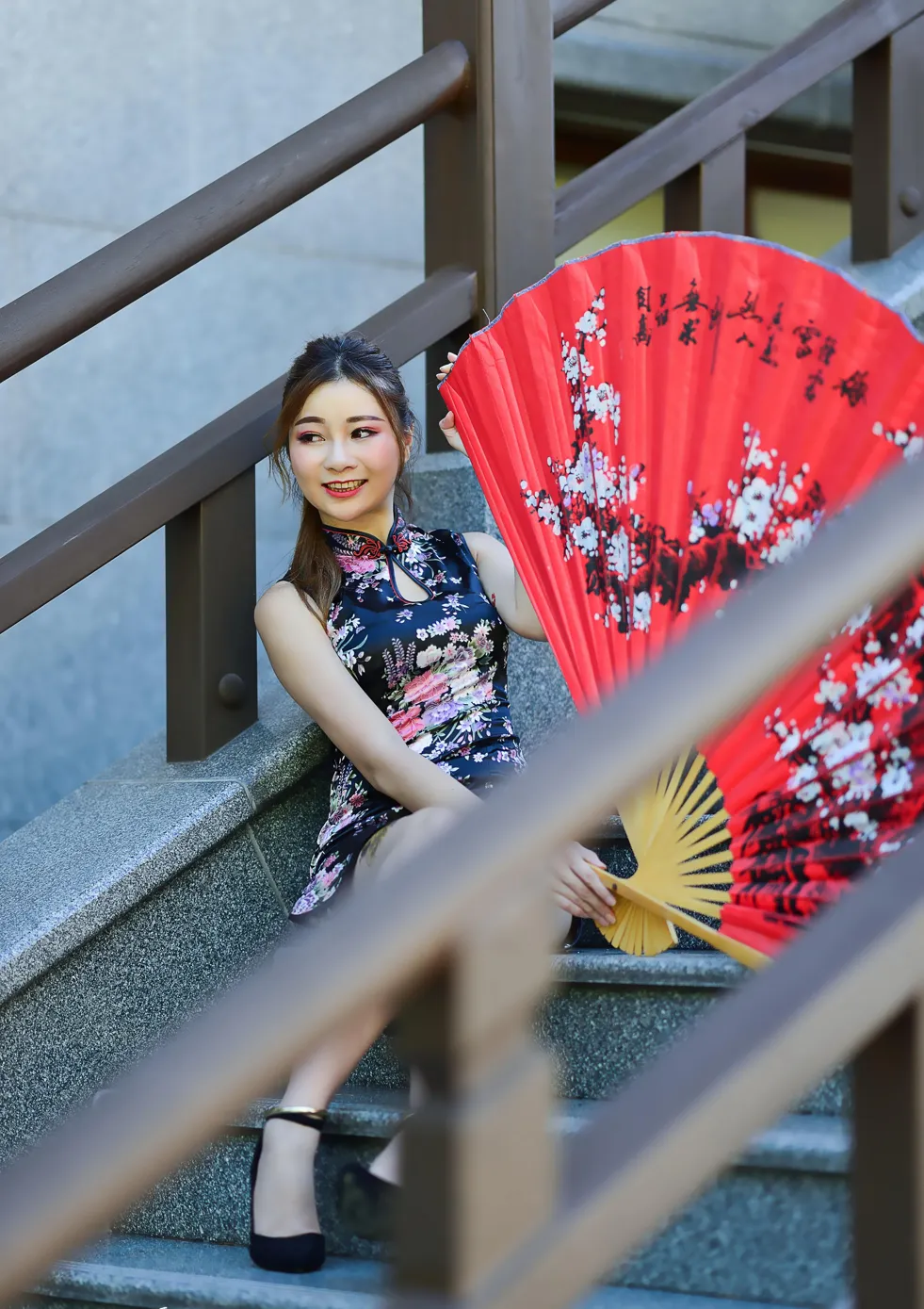 [Mzsock] NO.209 Chen Yingrong short cheongsam high heels beautiful legs street photography#[58P]-1