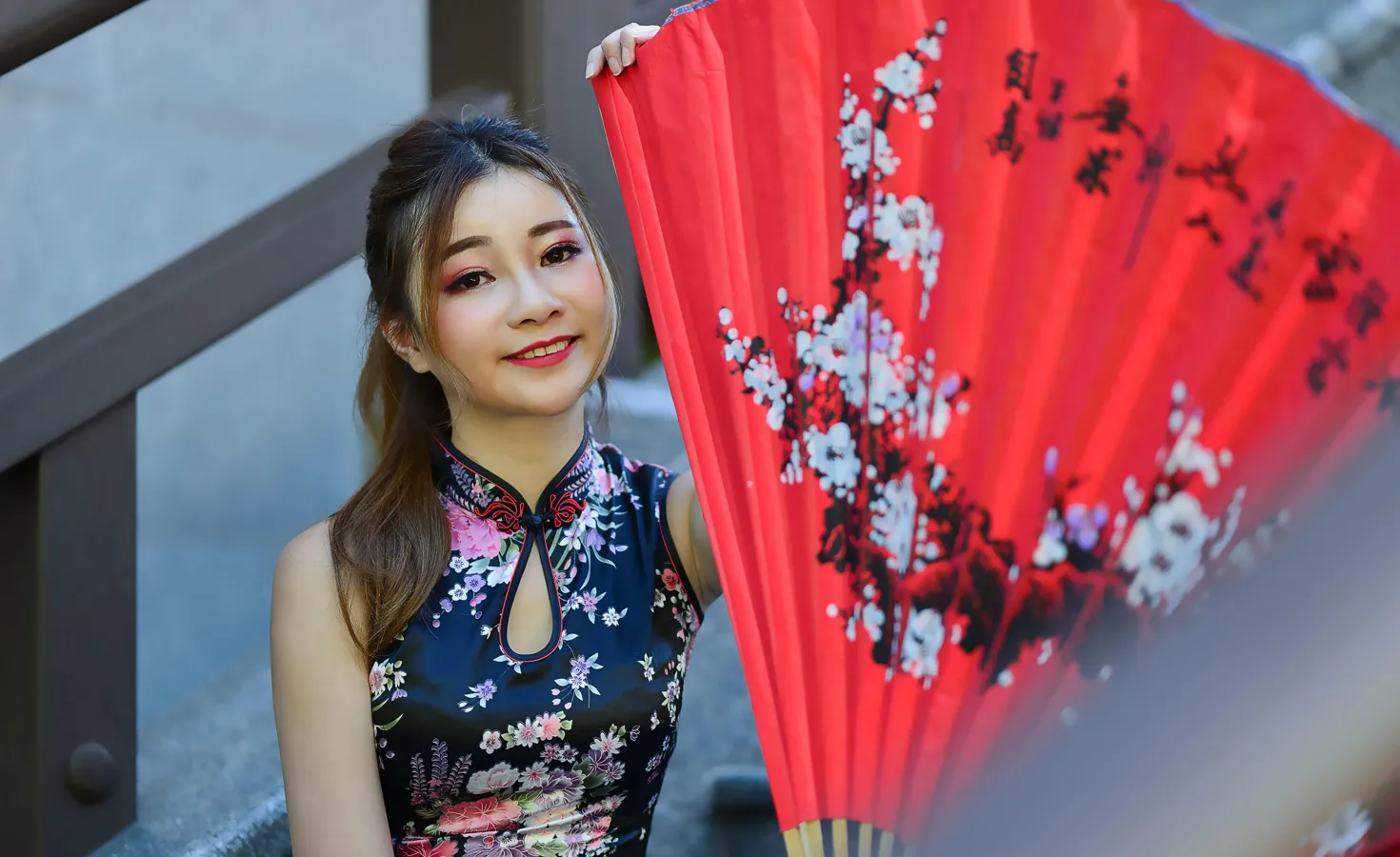 [Mzsock] NO.209 Chen Yingrong short cheongsam high heels beautiful legs street photography#[58P]-7