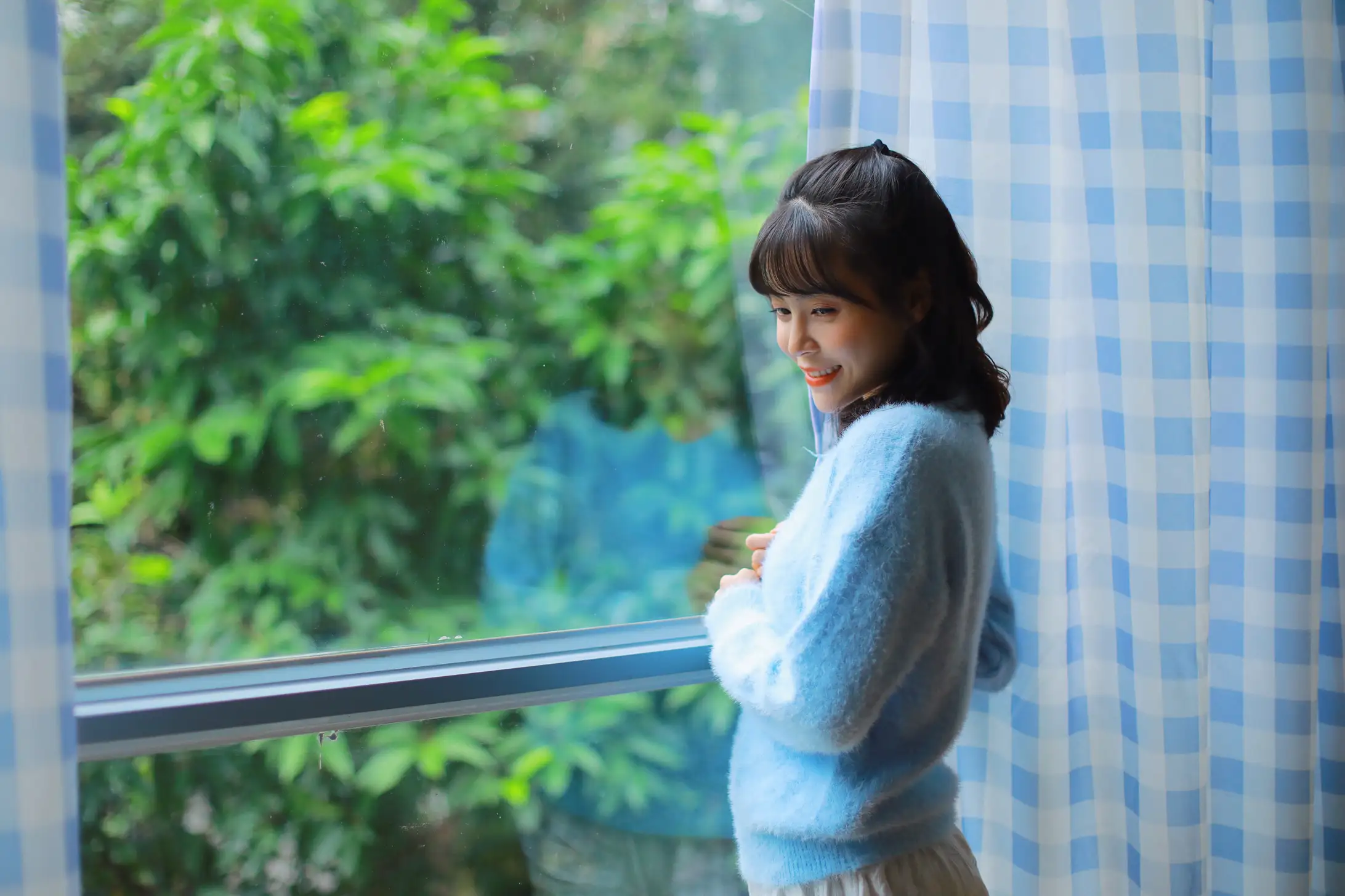 [YITUYU] 2021.04.13 Vol.038 – Blue Sweater naked heart#[34P]-2