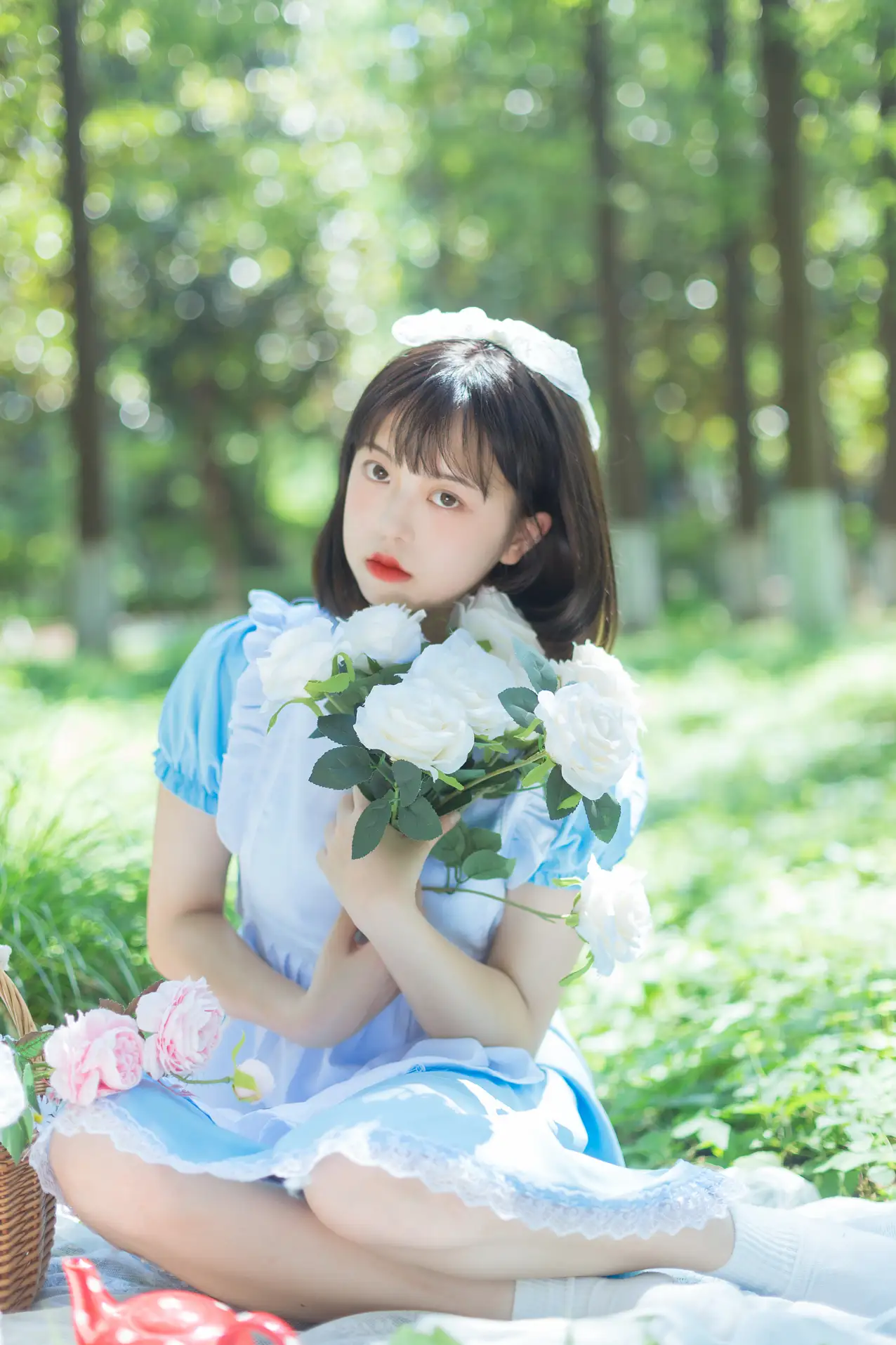 [YITUYU] 2022.08.05 Vol.1628 – Daisies and Strawberries Haji Twist#[32P]-6