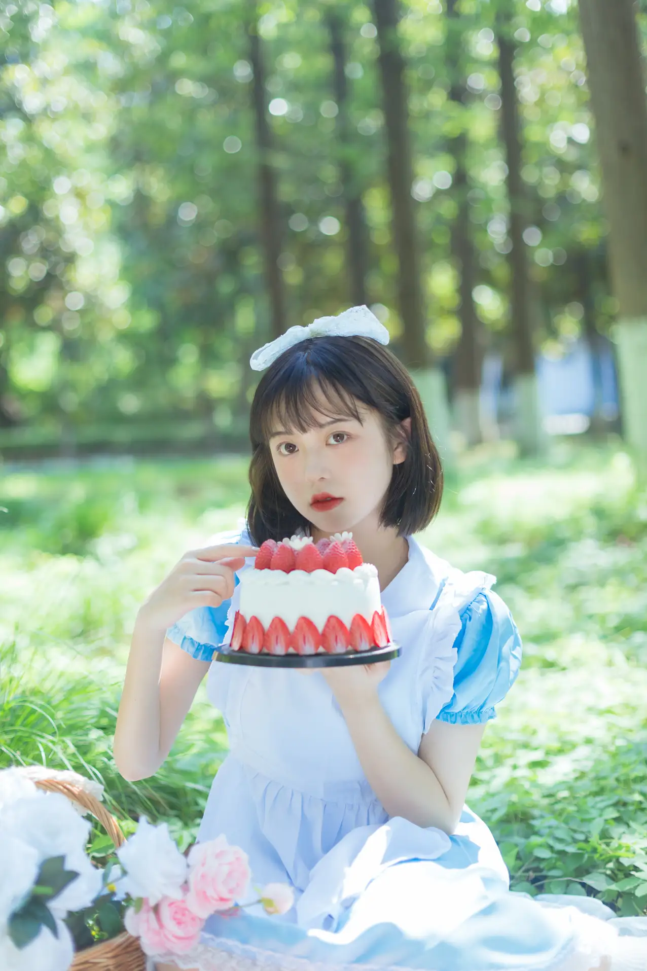 [YITUYU] 2022.08.05 Vol.1628 – Daisies and Strawberries Haji Twist#[32P]-7