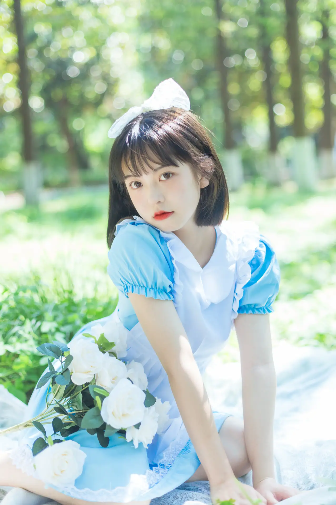 [YITUYU] 2022.08.05 Vol.1628 – Daisies and Strawberries Haji Twist#[32P]-9