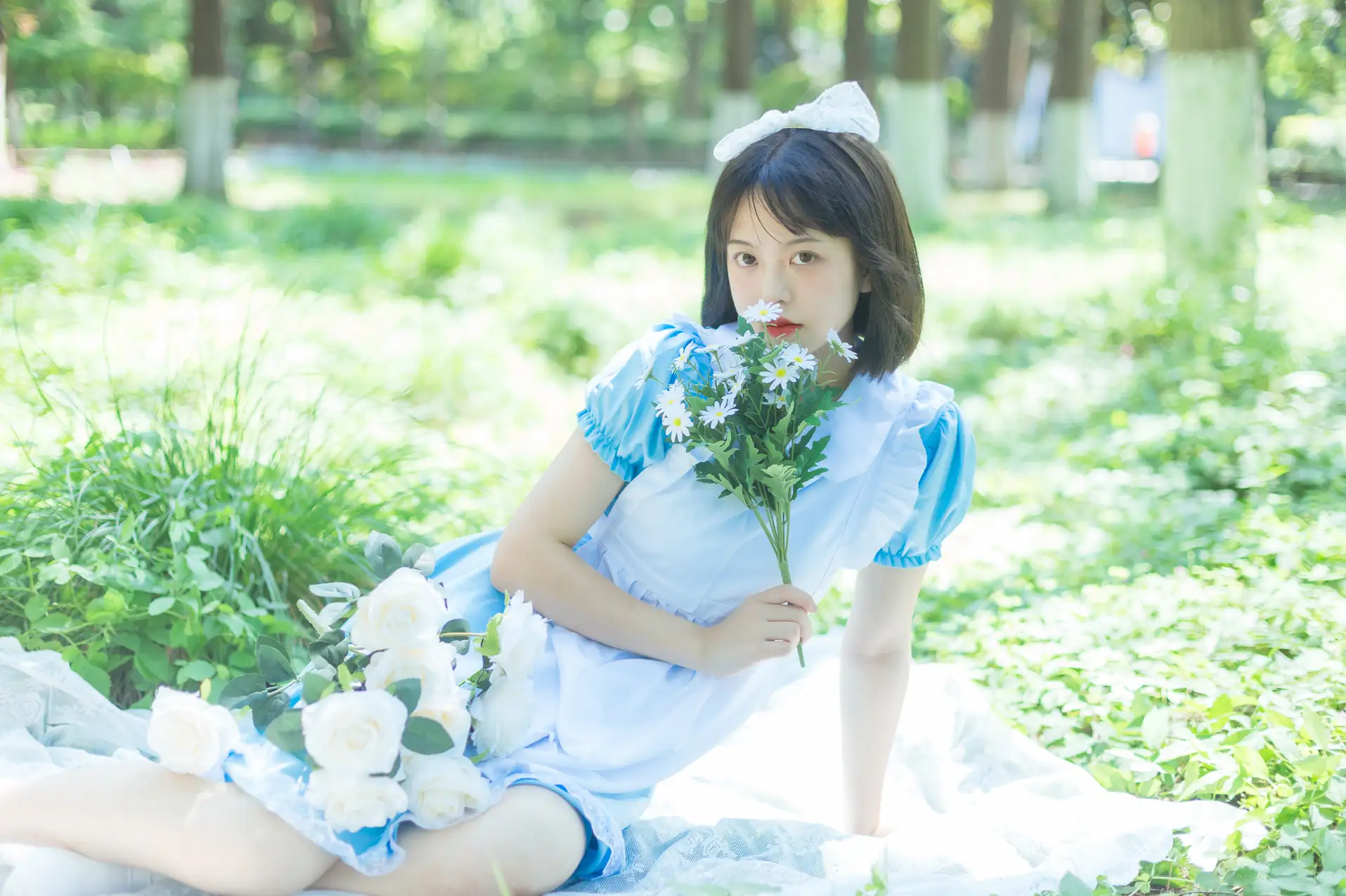 [YITUYU] 2022.08.05 Vol.1628 – Daisies and Strawberries Haji Twist#[32P]-6