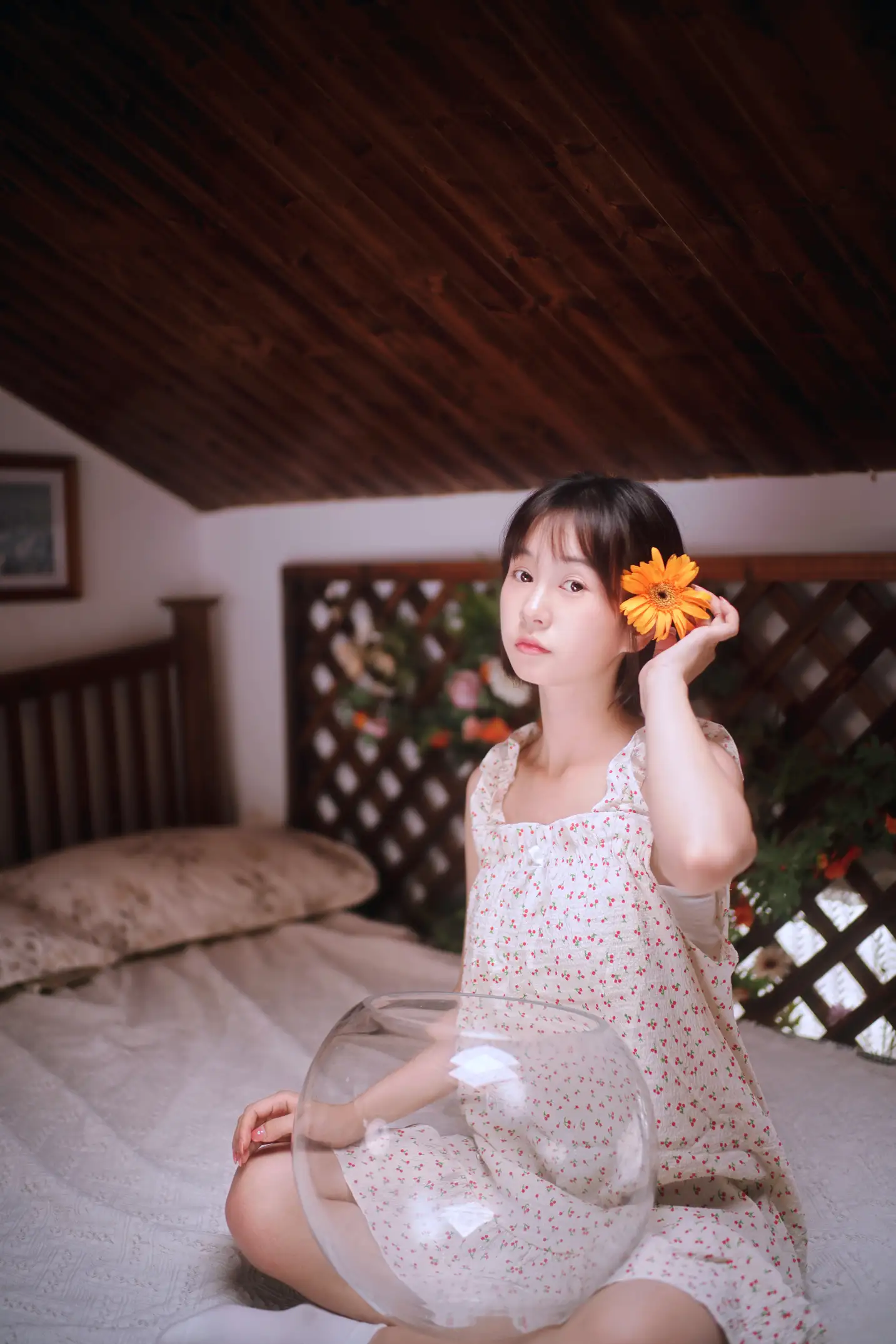 [YITUYU] 2022.08.06 Vol.1636 – The crazy fish tank is my space suit, I took my beloved gerbera to the moon Xiaowei#[29P]-6