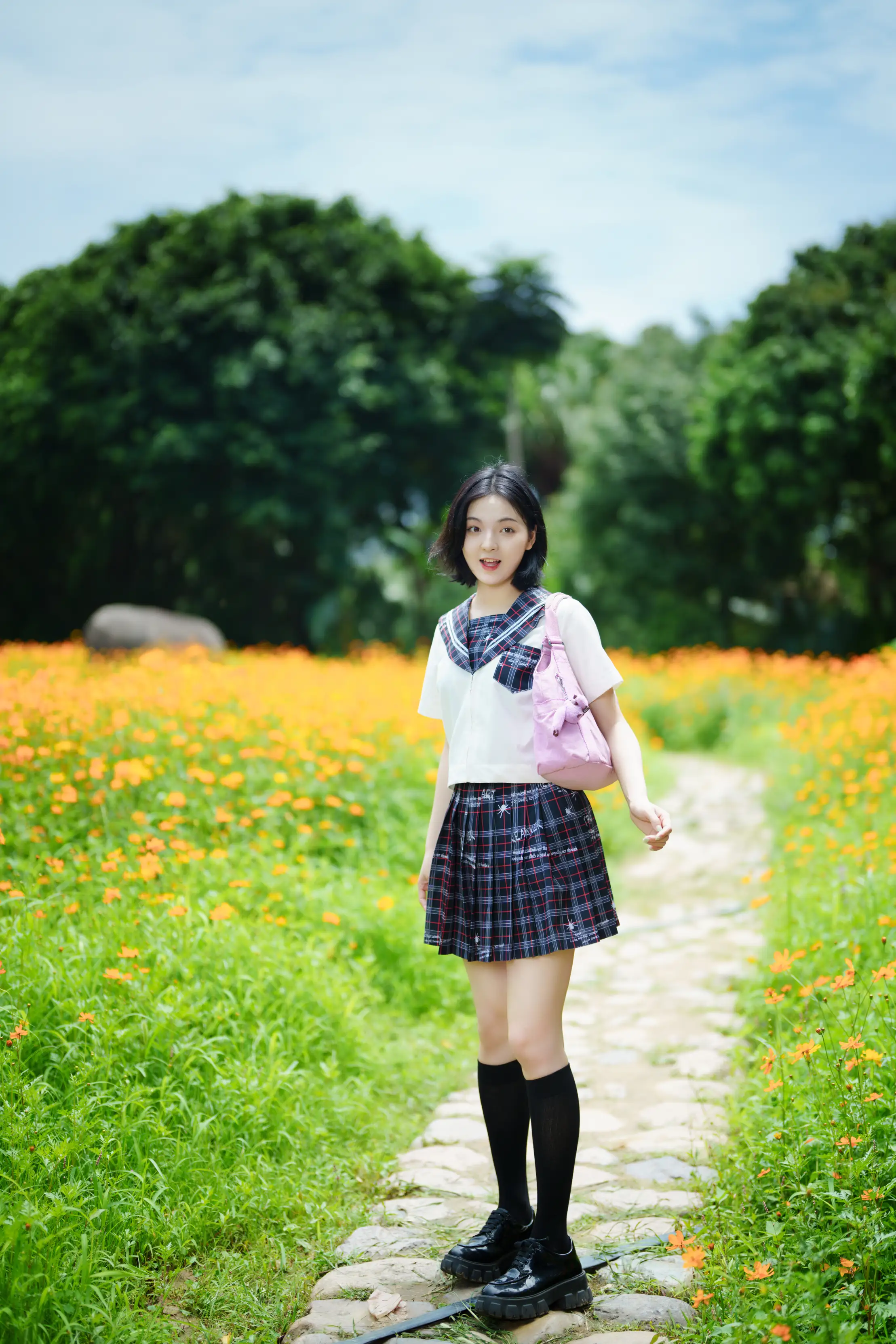 [YITUYU] 2021.11.12 Vol.441 – JK girl in the flower field dudu#[51P]-4