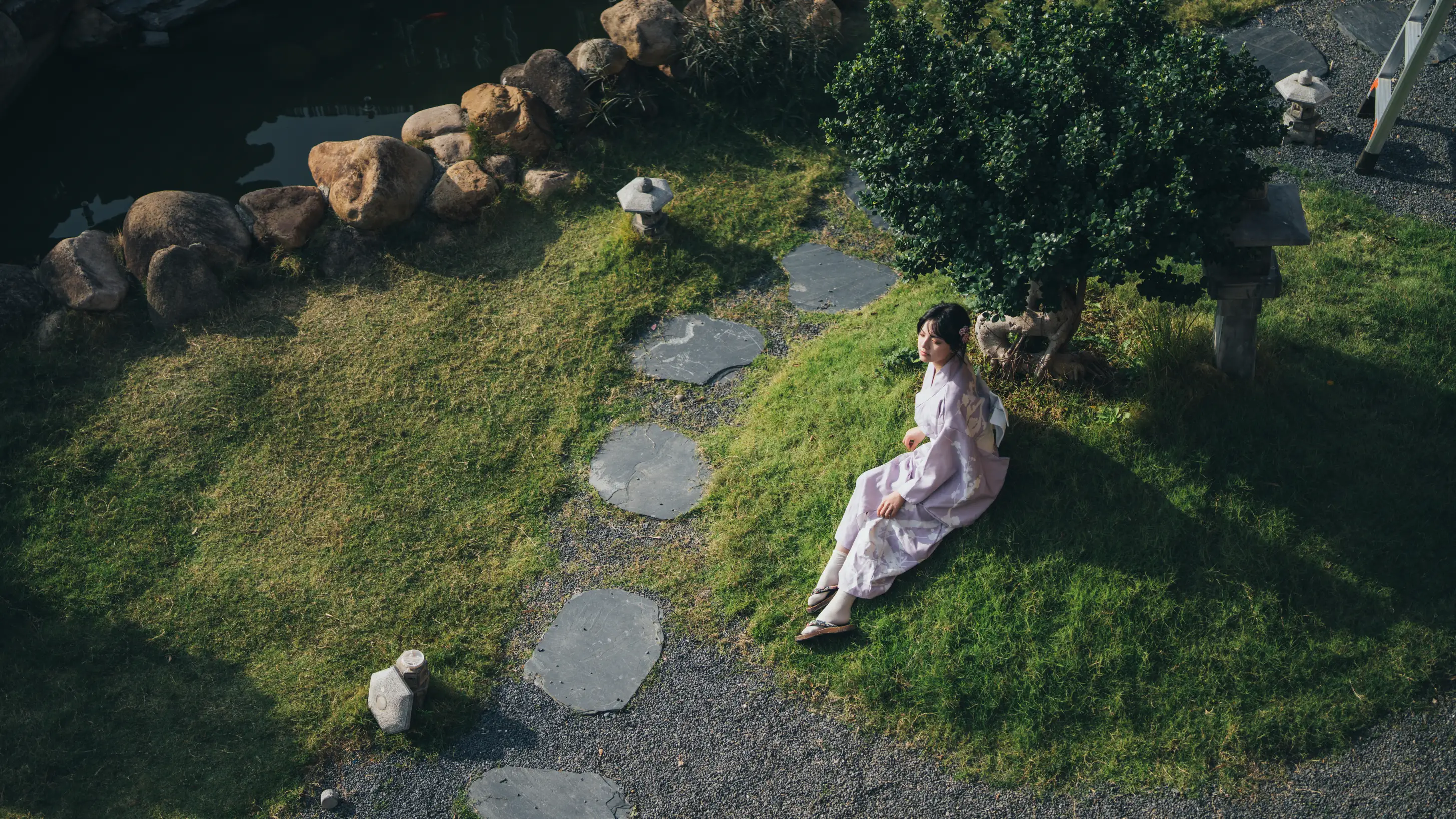 [YITUYU] 2022.02.09 Vol.772 – Japanese style story, photo of a girl in a Japanese garden dudu#[56P]-1